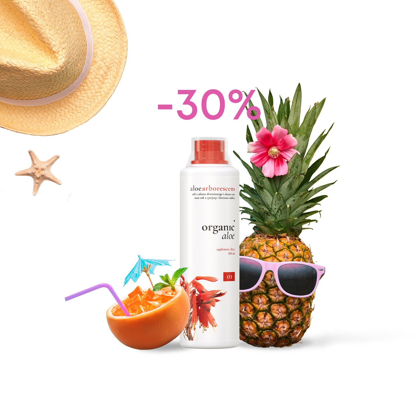 Organic Aloe 01 PROMOCJA WAKACYJNA -30%
