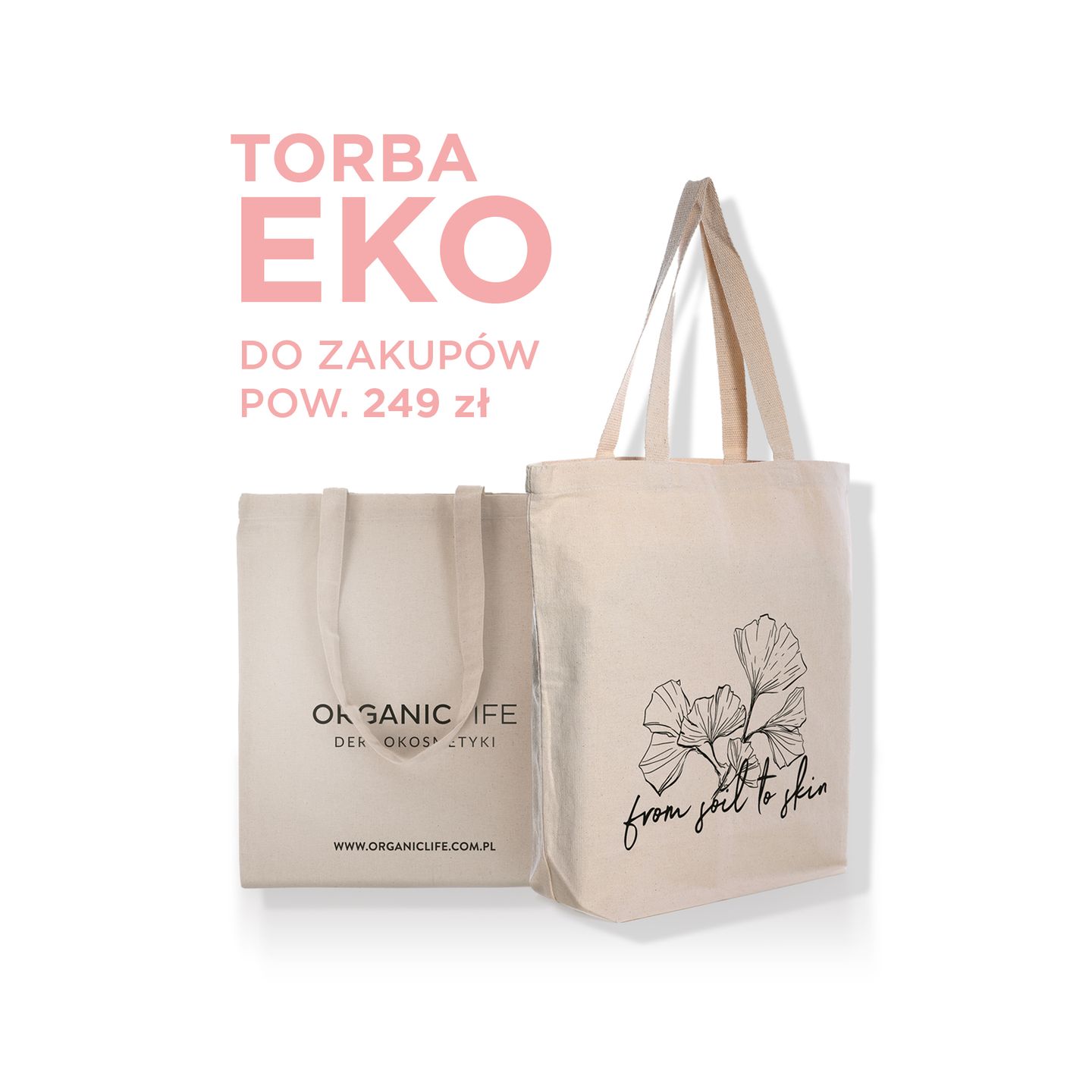 Torba bawełniana Organic Life